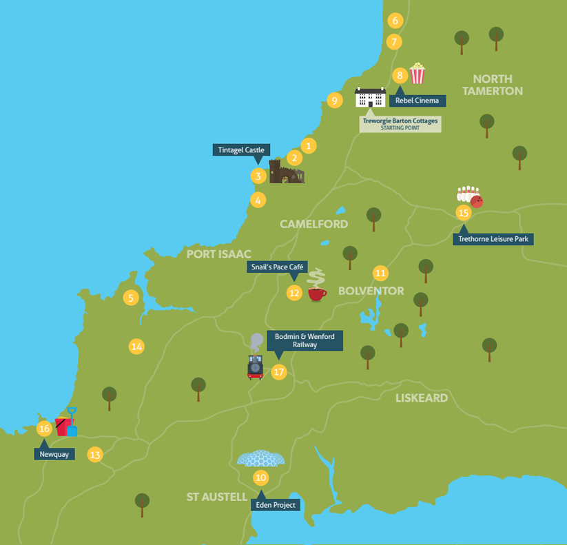 Treworgie Barton map